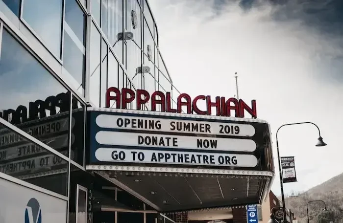  signage at the appalachian theatre in boone north carolina small